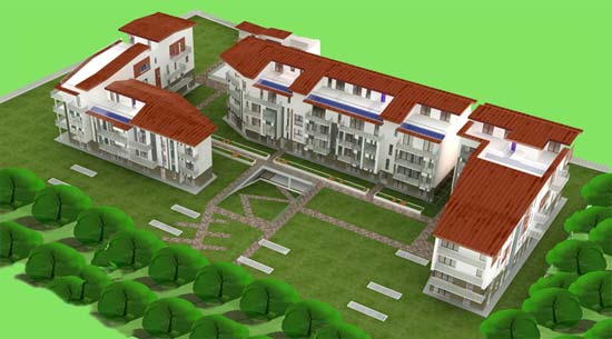Abbiategrasso, via Crivellino - rendering
